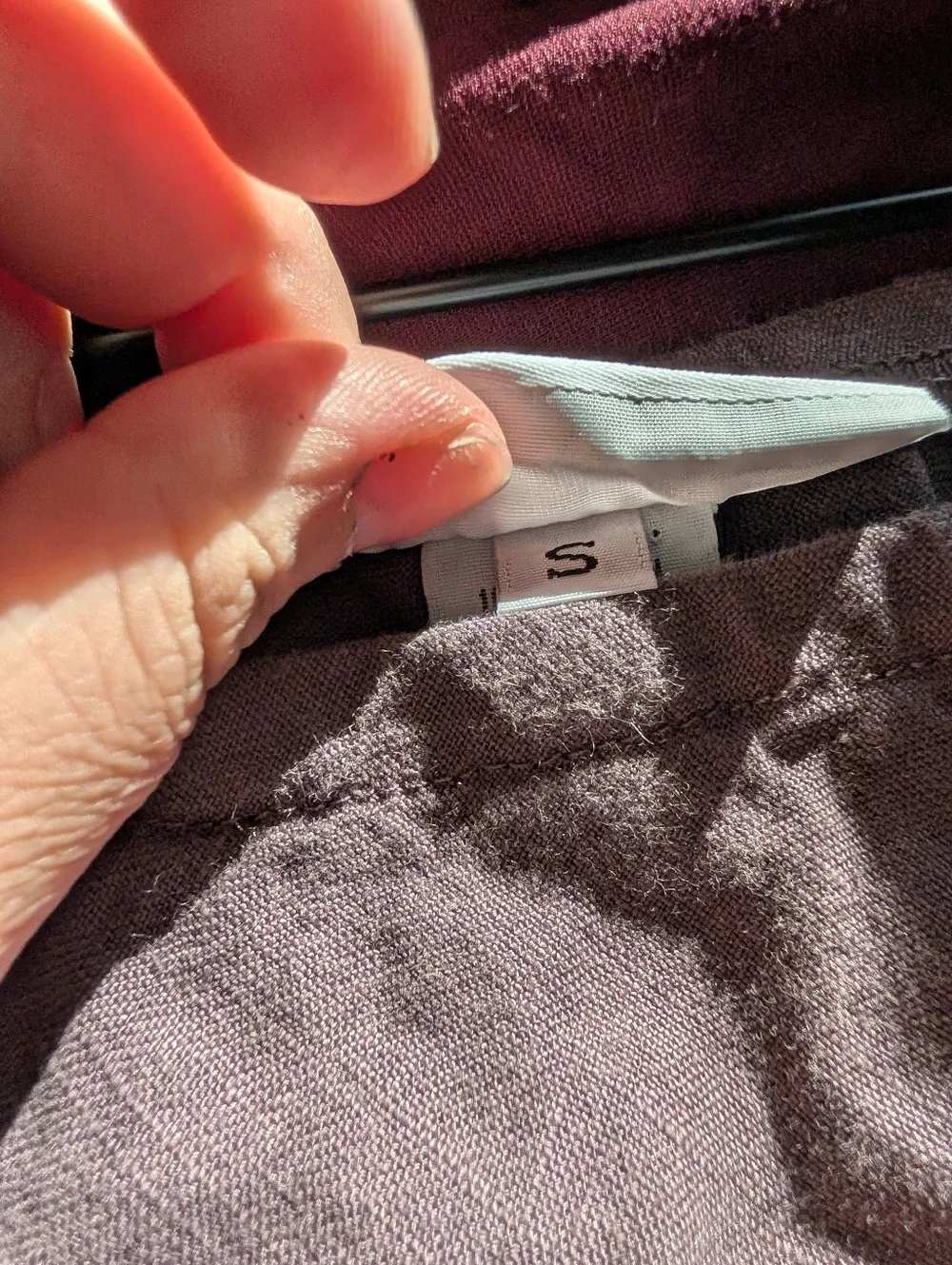 Bryn Walker Light Linen Purple Maxi Skirt Pull On Elastic Waist Size Small - Picture 8 of 9